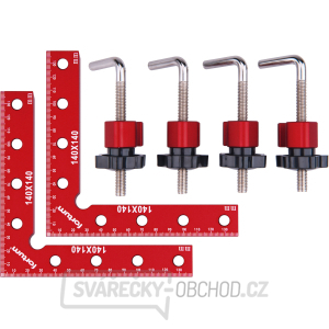 L-svorky rohové/90° sada 2ks, 140x140mm gallery main image