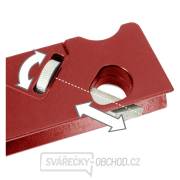 Hoblík na srážení hran nastavitelný, 2nožové profily (45° - R3mm/1/8