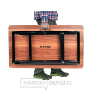 Stůl pracovní skládací, 100x60x80cm(d/š/v), nosnost až 100kg Náhled