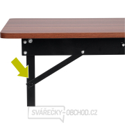 Stůl pracovní skládací, 100x60x80cm(d/š/v), nosnost až 100kg náhled