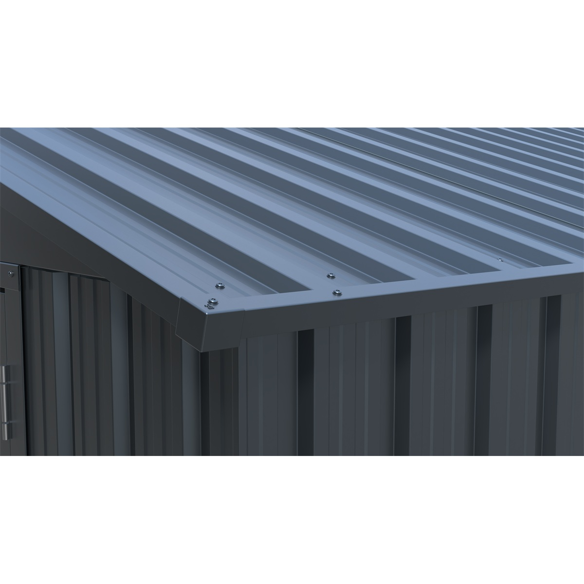 Riwall PRO RMCG 20x13 Anthracite kovová garáž 3,8 x 6 m se sedlovou střechou Antracit Náhled