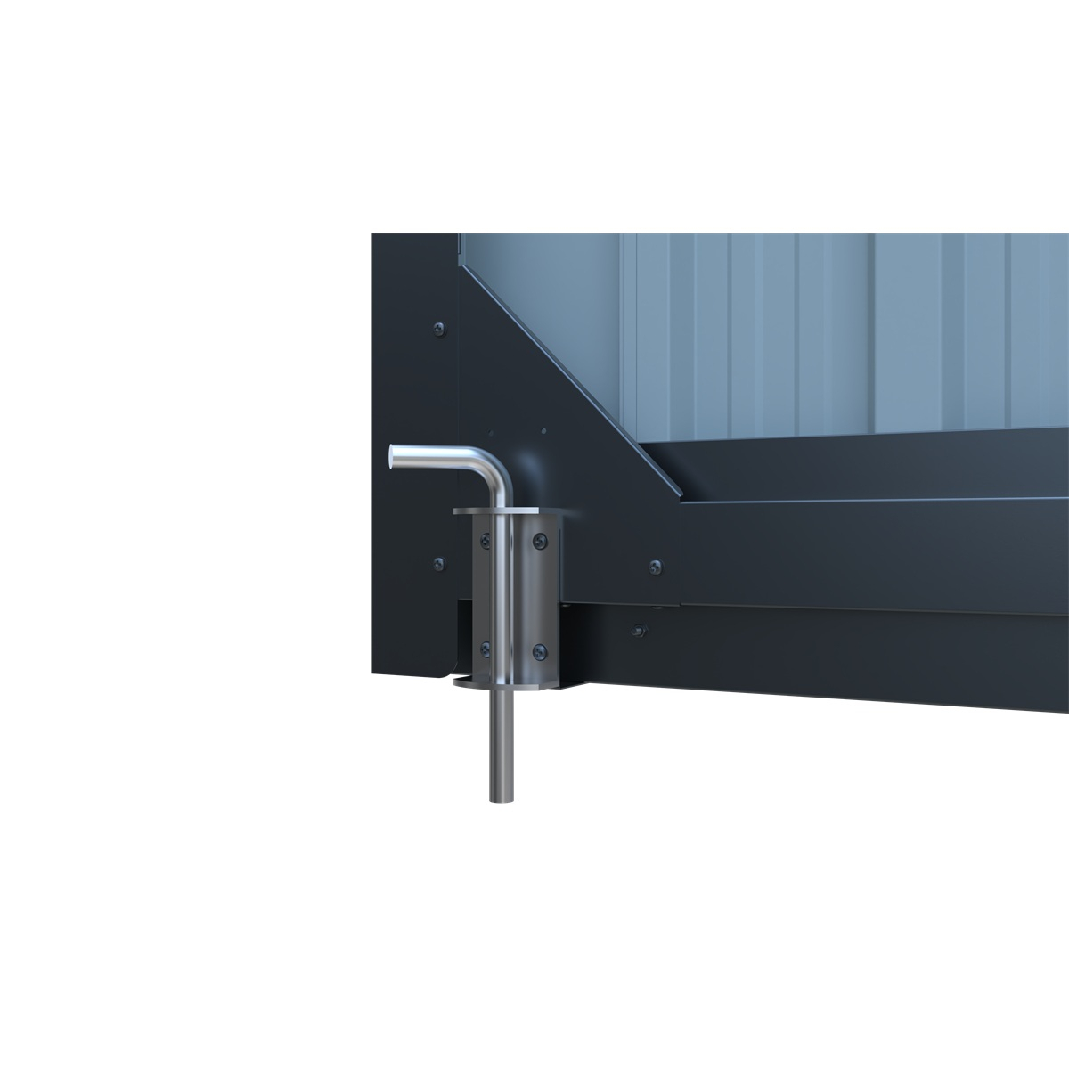 Riwall PRO RMCG 20x13 Anthracite kovová garáž 3,8 x 6 m se sedlovou střechou Antracit Náhled