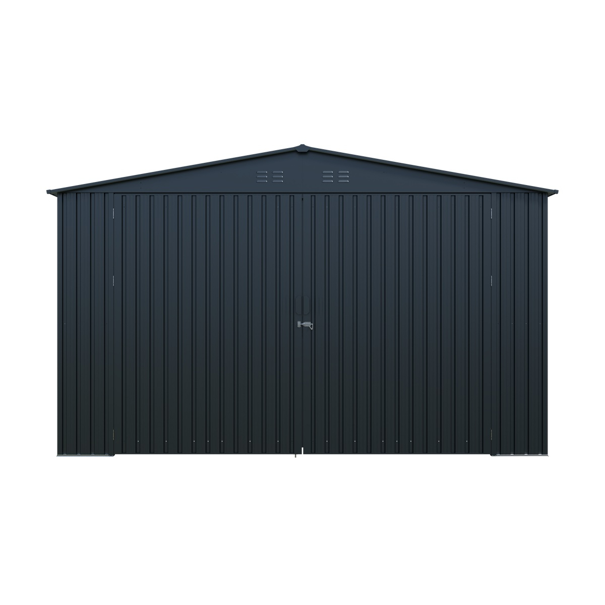 Riwall PRO RMCG 20x13 Anthracite kovová garáž 3,8 x 6 m se sedlovou střechou Antracit Náhled