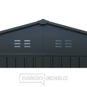 Riwall PRO RMCG 20x13 Anthracite kovová garáž 3,8 x 6 m se sedlovou střechou Antracit náhled