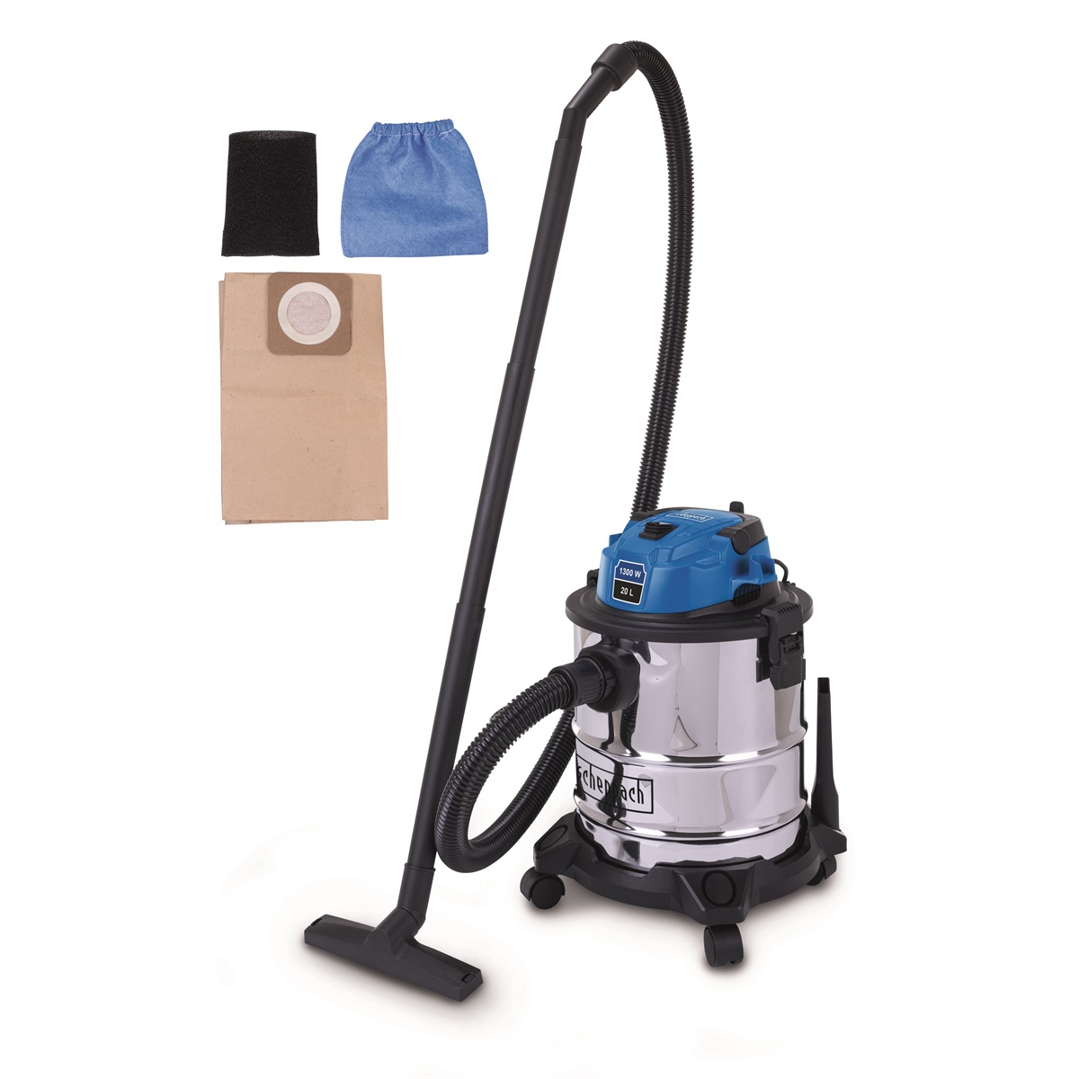 Levně Scheppach VC 20 průmyslový vysavač na suché/mokré vysávání 20 l 5907741901