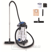 Scheppach VC 30P-GL průmyslový vysavač na suché/mokré vysávání 30 l s funkcí podtlakového čištění filtru gallery main image