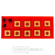 9 HM řezné destičky čtyřhranné 15x15 mm, Ti-b Náhled