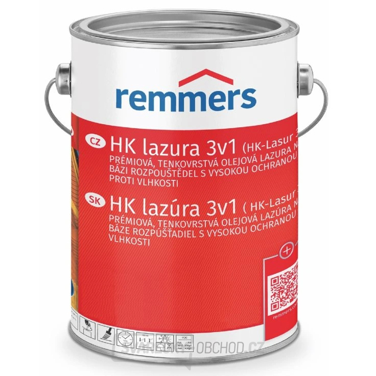 Remmers HK-Lasur 5 L – tenkovrstvá lazura 3v1 na dřevo, odstín Pinie/Modřín