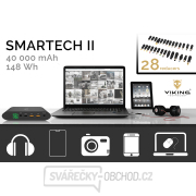 Notebook powerbank Smartech II QC3.0 40000mAh - černá náhled