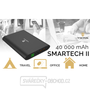 Notebook powerbank Smartech II QC3.0 40000mAh - černá náhled