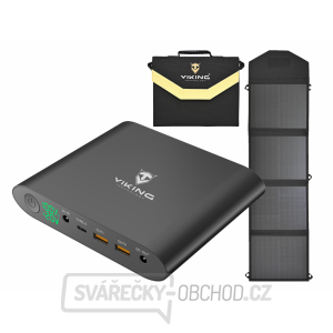 Set powerbanka Viking Smartech a solární panel Viking L60 gallery main image