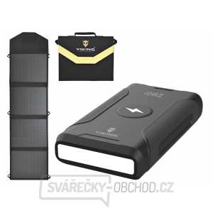 Set powerbanka Viking VIDAR II a solární panel Viking L60 gallery main image