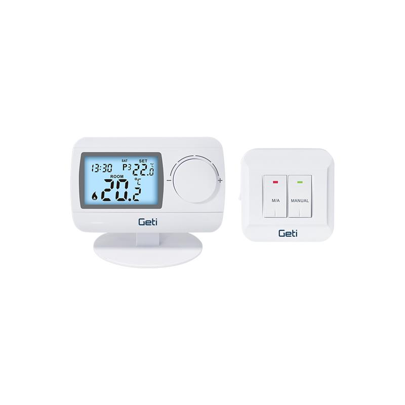 Termostat GETI GRT03 bezdrátový programovatelný 7denní 06444006