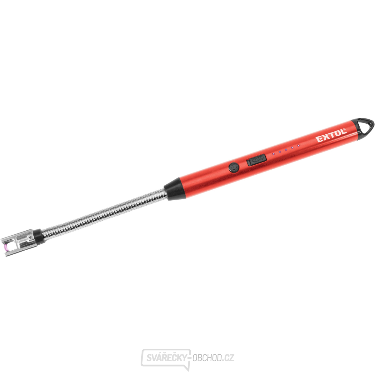 zapalovač plazmový s tvarovatelným krkem a s USB nabíjením,, délka 26cm