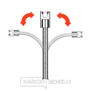 Zapalovač plazmový s tvarovatelným krkem a s USB nabíjením,, délka 26cm náhled