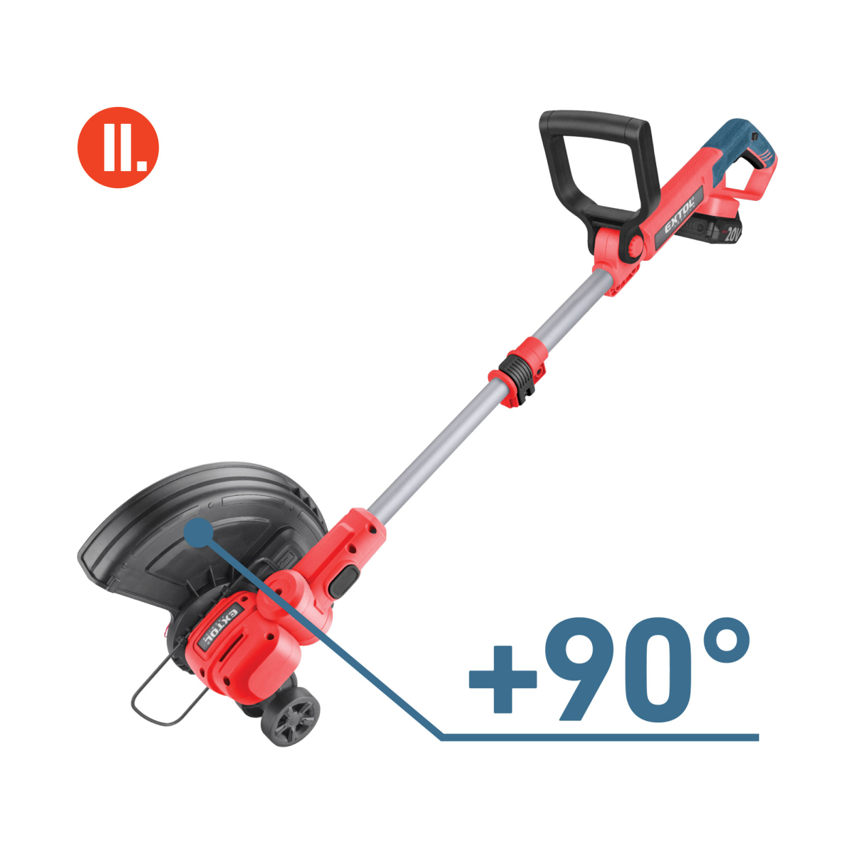 Sekačka strunová aku, SHARE20V, 30cm, 2Ah Náhled
