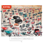 Kolečko aku SHARE20V, 150kg, 80l, bez baterie a nabíječky náhled