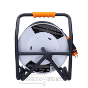 Solight prodlužovací přívod - na kovovém bubnu, 4 zásuvky, 40m kabel guma-neopren, 3x 2,5mm2, IP44 náhled