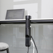 Solight 3z + USB A+C přenosné stolní zásuvky, 2m, černá, USB rychlonabíječka 20W PD Náhled