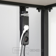 Solight 3z + USB A+C přenosné stolní zásuvky, 2m, černá, USB rychlonabíječka 20W PD náhled