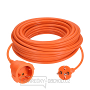 Solight 1z pohyblivý přívod - spojka, 10m, 2 x 1,5mm2, oranžová Náhled