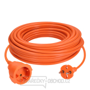 Solight 1z pohyblivý přívod - spojka, 20m, 2 x 1,5mm2, oranžová Náhled
