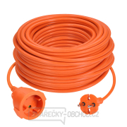 Solight 1z pohyblivý přívod - spojka, 30m, 2 x 1,5mm2, oranžová Náhled