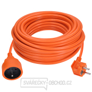Solight prodlužovací přívod - spojka, 1 zásuvka, 20m, 3 x 1,5mm2, oranžová Náhled