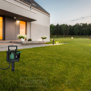 Solight zahradní sloupek IP44, 2 zásuvky, gumový kabel 1,5m Náhled