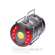 Solight LED nabíjecí kempingové svítidlo s lucernou, 200lm, šedá Náhled