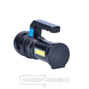 Solight LED nabíjecí svítilna s rukojetí a bočním světlem, 150+100lm, Li-Ion Náhled