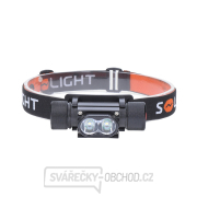Solight LED čelová nabíjecí svítilna, 650lm, Li-Ion Náhled