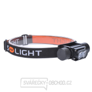 Solight LED čelová nabíjecí svítilna, 650lm, Li-Ion Náhled