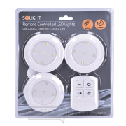 Solight LED světélka s dálkovým ovládáním, 3x 50lm, časovač, bateriové napájení náhled
