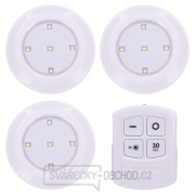 Solight LED světélka s dálkovým ovládáním, 3x 50lm, časovač, bateriové napájení gallery main image