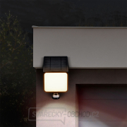Solight LED solární osvětlení se senzorem, 11W, 1200lm, 3 CCT, Li-Ion, černá Náhled
