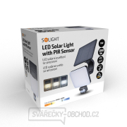 Solight LED solární osvětlení se senzorem, 11W, 1200lm, 3 CCT, Li-Ion, černá náhled
