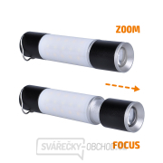 Solight LED nabíjecí ruční svítilna s kampingovou lucernou, 250lm, power bank, Li-Ion Náhled