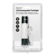 Solight LED nabíjecí ruční svítilna s kampingovou lucernou, 250lm, power bank, Li-Ion náhled
