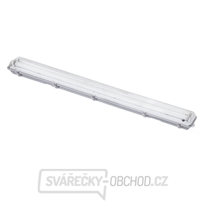 Solight stropní osvětlení prachotěsné, G13, pro 2x 120cm LED trubice, IP65, 127cm gallery main image