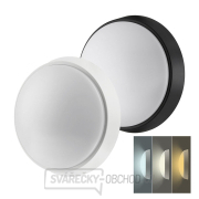 Solight LED venkovní osvětlení, nastavitelná teplota světla - 3CCT, 15/18/20W, 1800lm, 22cm, 2v1 - bílý a černý kryt gallery main image