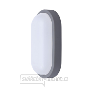 Solight LED venkovní osvětlení oválné, 13W, 910lm, 4000K, IP54, 21cm, šedá barva gallery main image