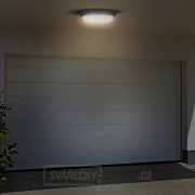 Solight LED venkovní osvětlení kulaté, 13W, 910lm, 4000K, IP54, 17cm, šedá barva Náhled