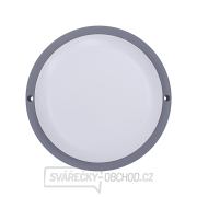 Solight LED venkovní osvětlení kulaté, 13W, 910lm, 4000K, IP54, 17cm, šedá barva Náhled