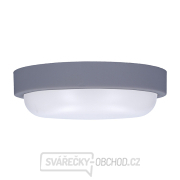 Solight LED venkovní osvětlení kulaté, 13W, 910lm, 4000K, IP54, 17cm, šedá barva náhled