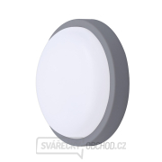 Solight LED venkovní osvětlení kulaté, 13W, 910lm, 4000K, IP54, 17cm, šedá barva gallery main image