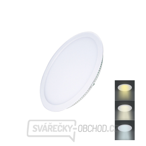 Solight LED mini panel CCT, podhledový, 6W, 450lm, 3000K, 4000K, 6000K, kulatý gallery main image