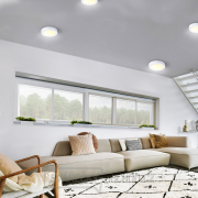 Solight LED mini panel CCT, přisazený, 12W, 900lm, 3000K, 4000K, 6000K, kulatý Náhled