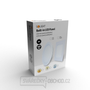 Solight LED mini panel, podhledový, 6W, 400lm, 3000K, tenký, čtvercový, bílý Náhled