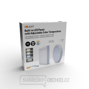 Solight LED mini panel CCT, přisazený, 12W, 900lm, 3000K, 4000K, 6000K, čtvercový náhled